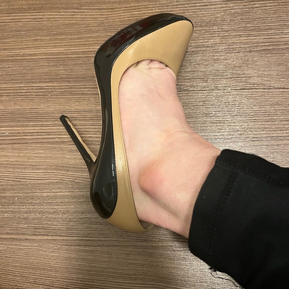 Jimmy Choo sepia two-tone leather pumps size 38 - Picture 10 of 10